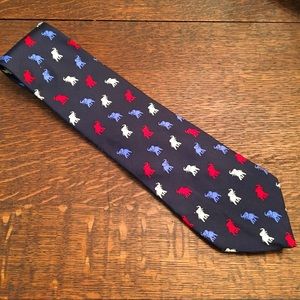 “Trumpeting Elephants” Silk Tie, by Alynn, Re-List